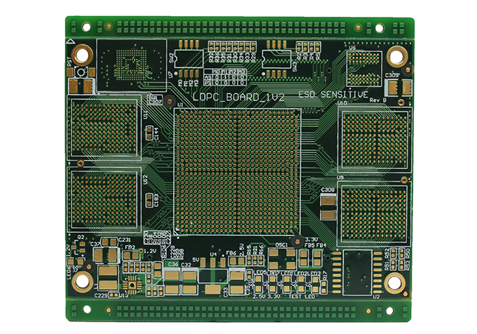 10层阻抗塞孔PCB星欧平台