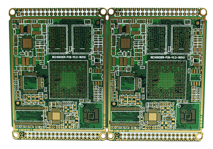 6层阻抗半孔细密线路PCB星欧平台