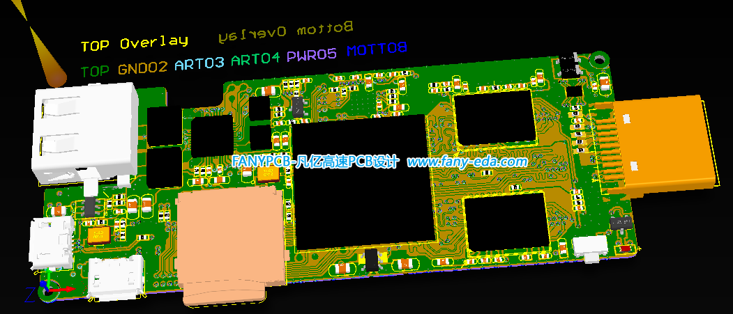 电视棒-6层板-RK3188+4片DDR3 星欧注册