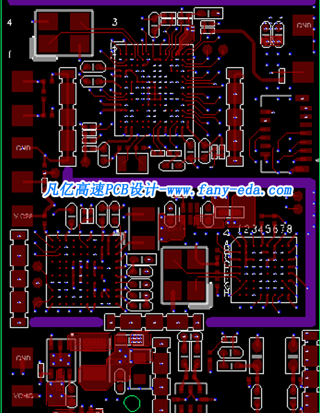 心率手环一阶盲埋孔6层设计联发科MTK主控 MT2502