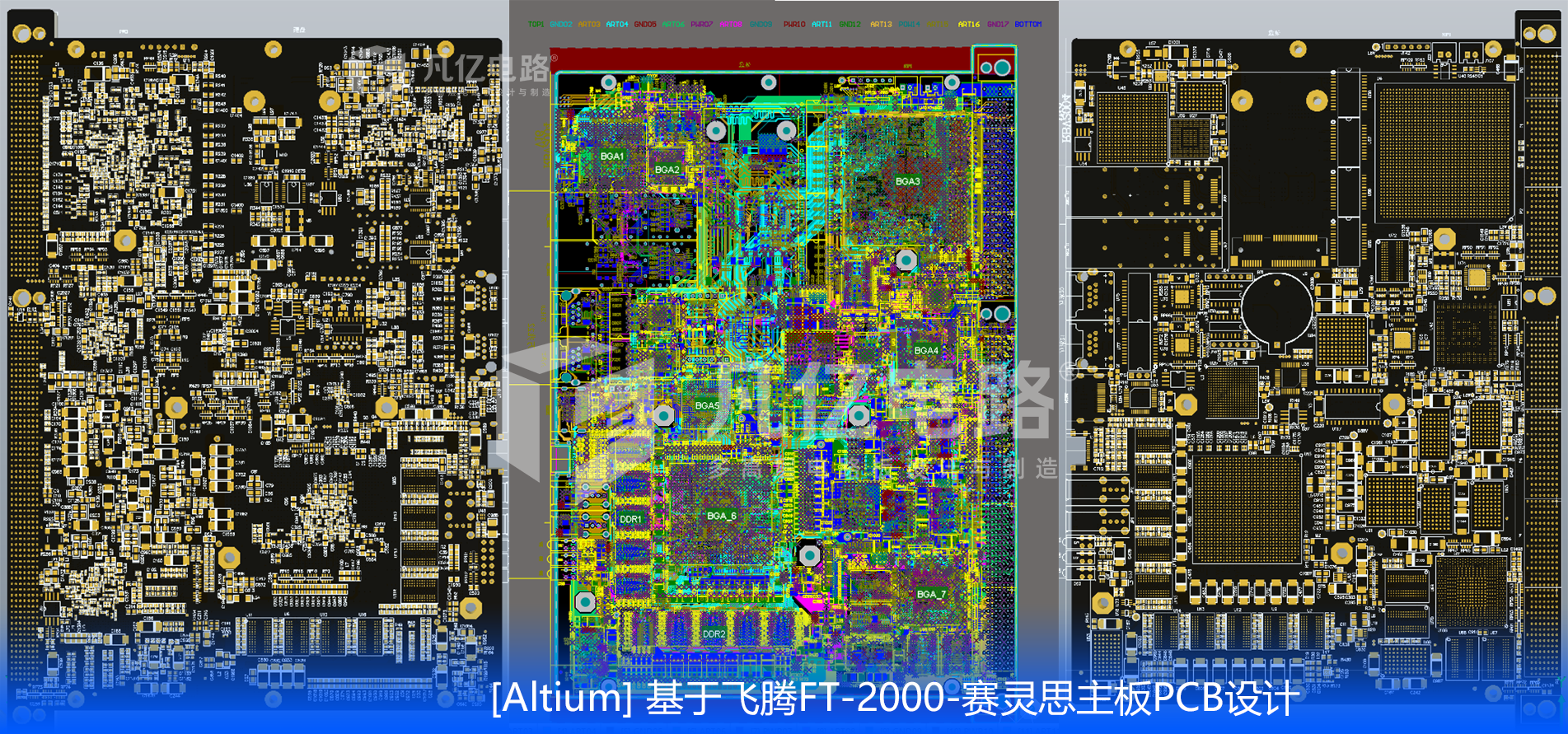 基于飞腾2000-赛灵思-VPX6U主板