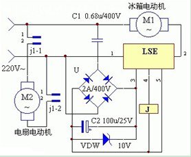 冰箱风冷同步控制器电路图