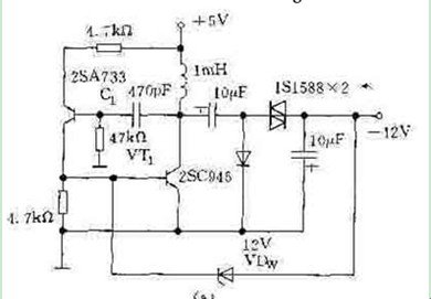 分立元件直流升压电路图