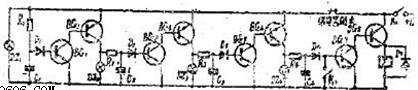 小功率顺序点燃灯电路图