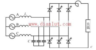 三相多开关Buck型整流电路图