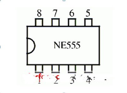 NE555时基集成成实验电路图