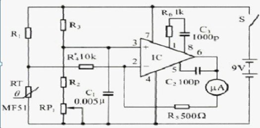 电子体温计电路图