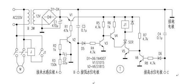 自动增压水泵设计方案电路图